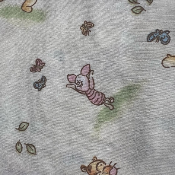 Y2K Winnie The Pooh & Friends Crown Crafts Fitted Crib Sheet Tigger Piglet GUC - Picture 7 of 10